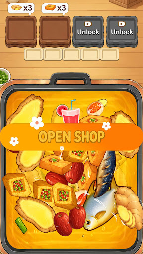 Hot pot order gameplay with colorful ingredients